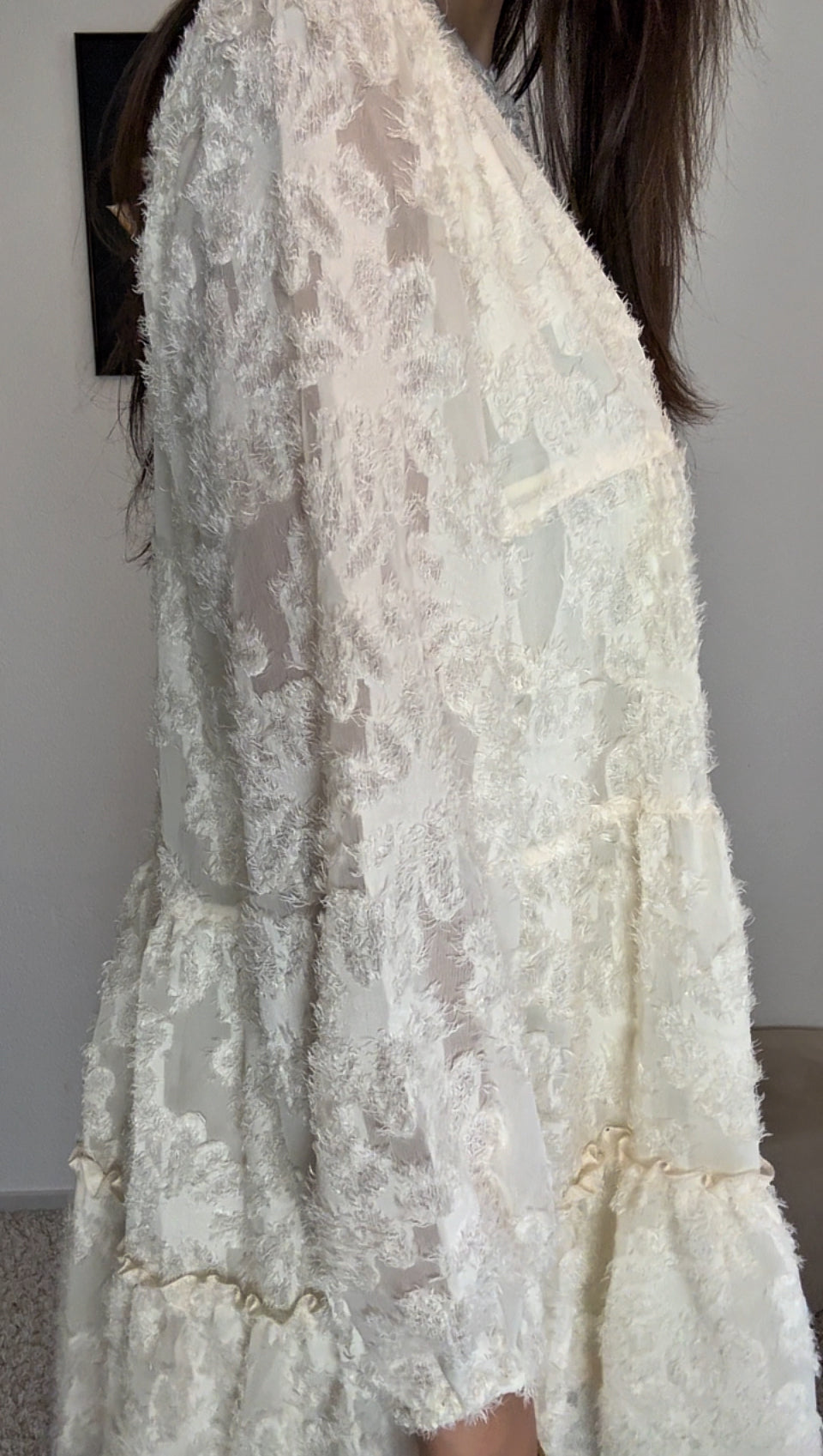 Robe KATIA (noir, écru, rose)
