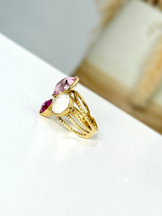 Bague ROSE (cristaux Swarovski®)