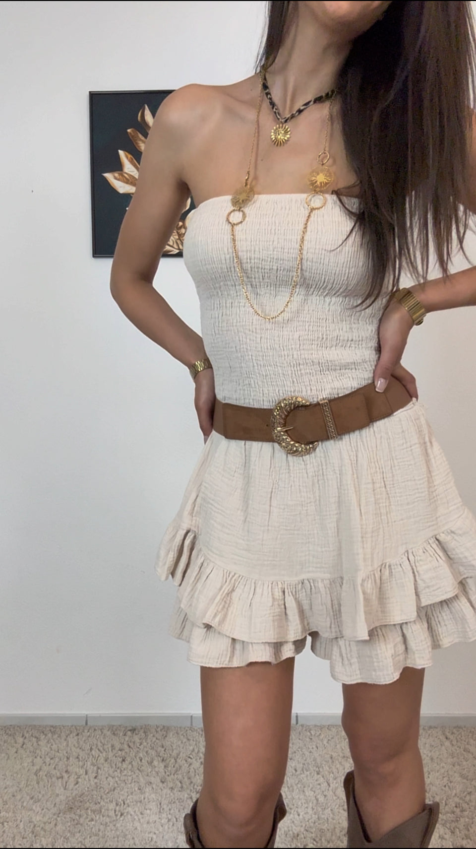 Robe LILY (fuchsia, jaune, kaki, beige, noir, blanc) -> PRÉCOMMANDE (expédition 07/05)