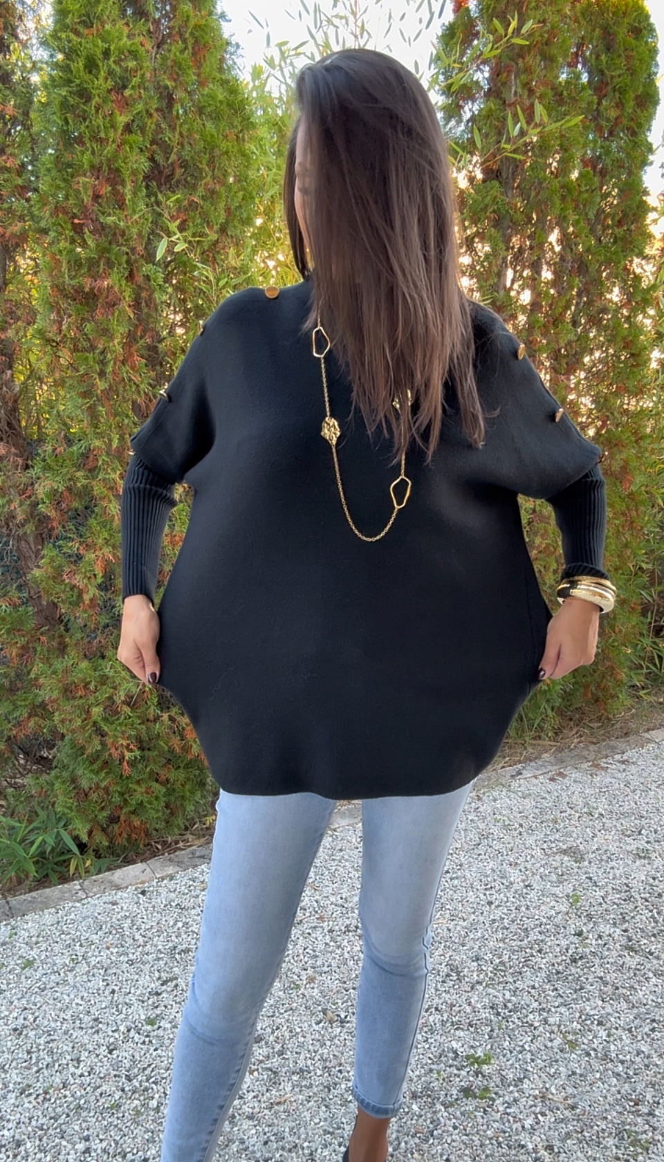 Pull SANAA (blanc,noir)