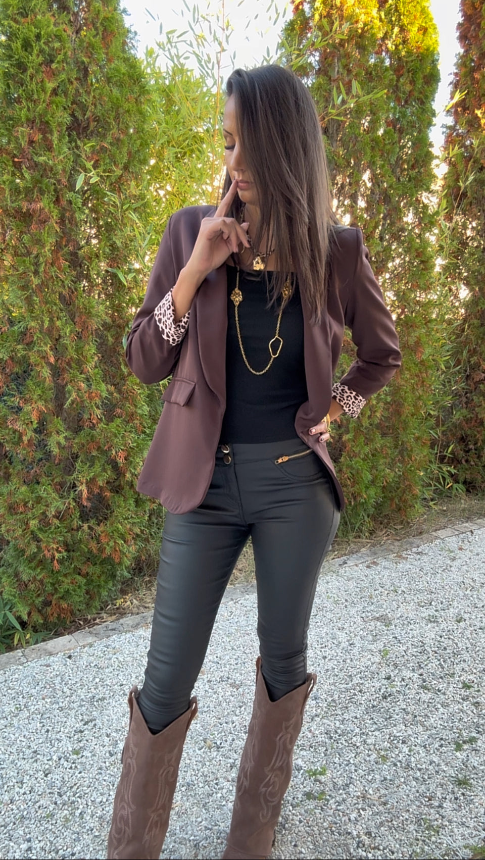 Blazer Revers léopard (le dernier)