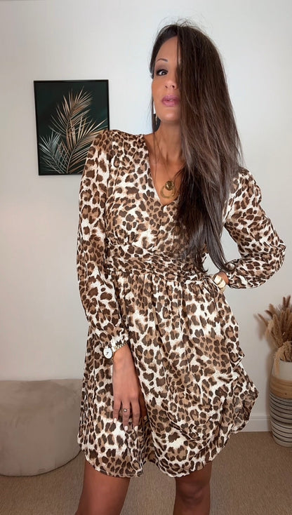 Robe LEOPARD - PRÉCOMMANDE expédition 18/09