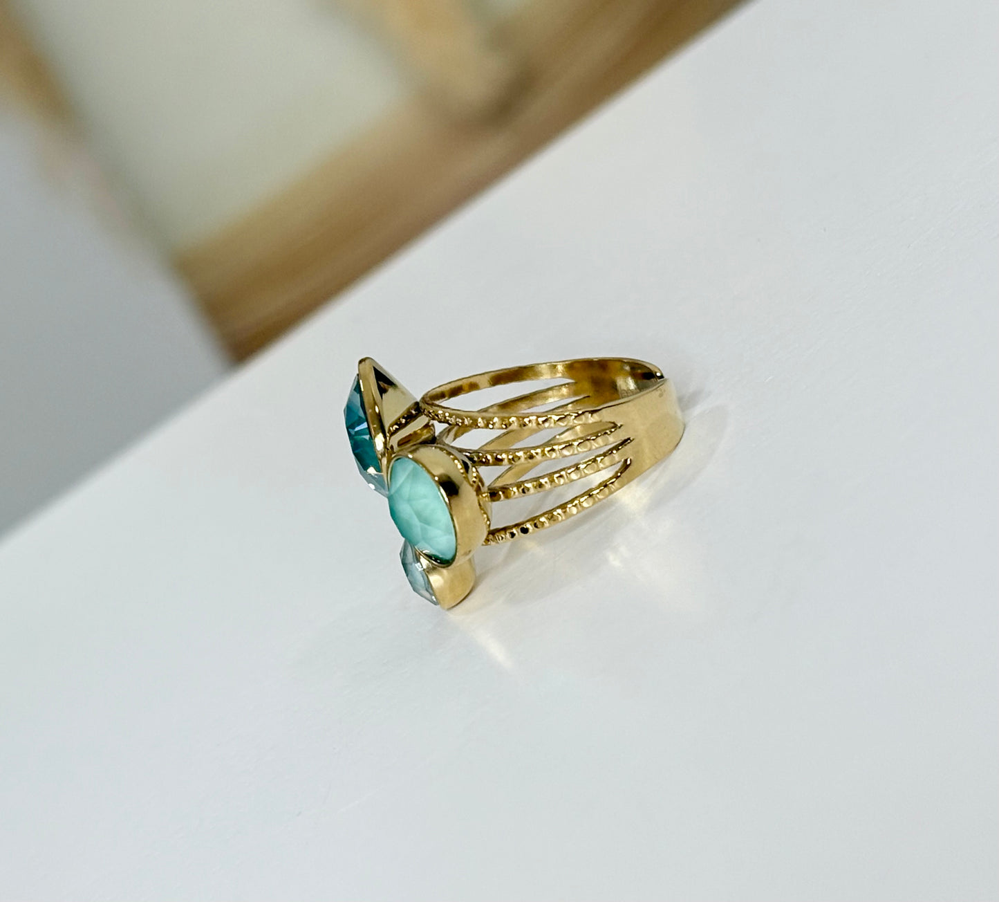 Bague EMERAUDE (cristaux Swarovski®)