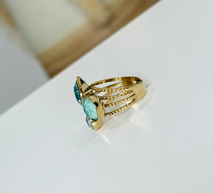 Bague EMERAUDE (cristaux Swarovski®)