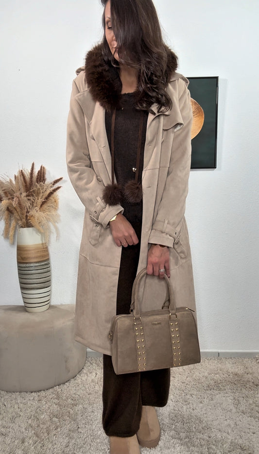 Trench Coat THEODORE (suédine)