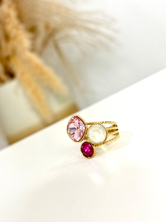 Bague ROSE (cristaux Swarovski®)