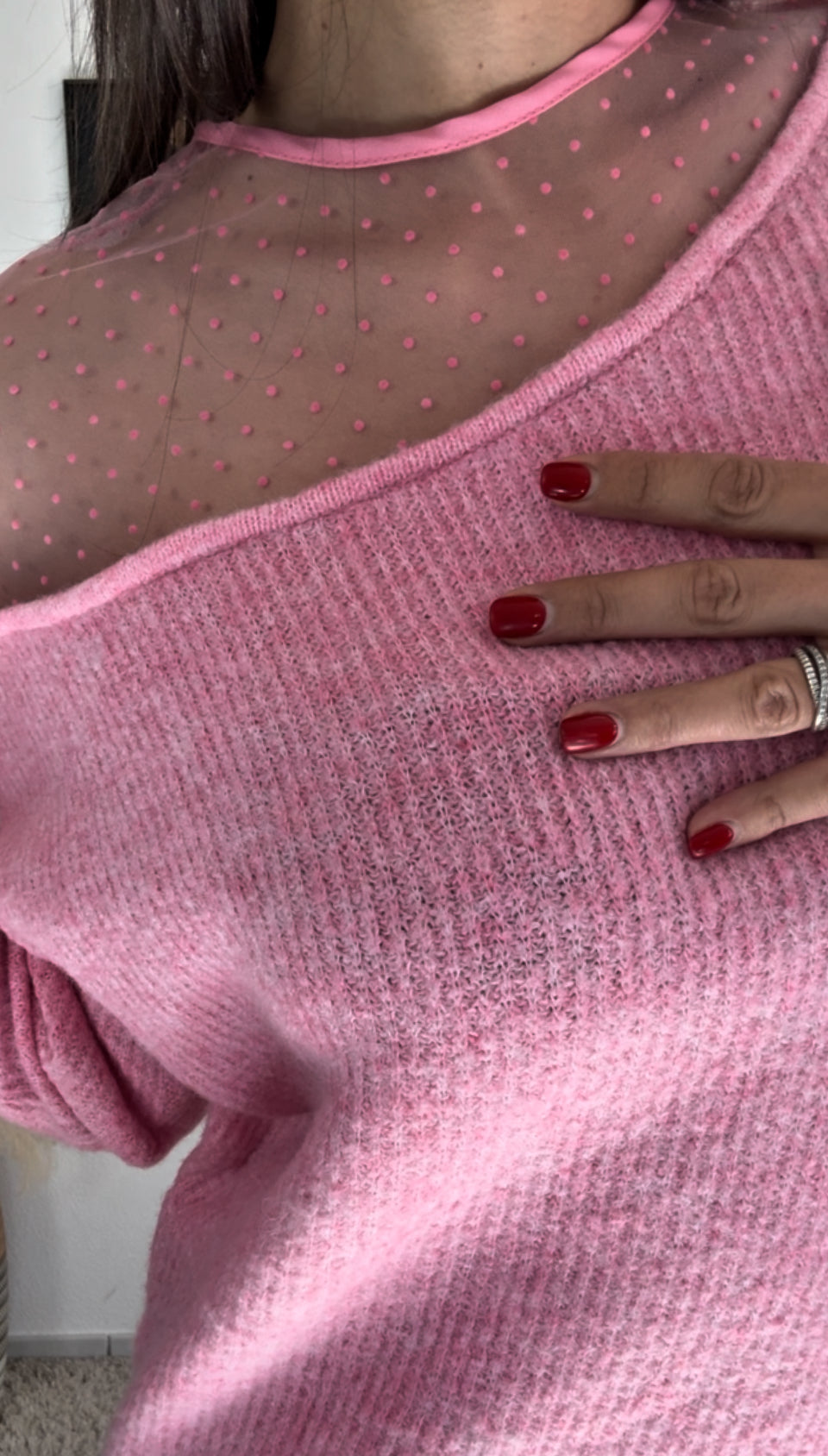 Pull CANDICE (écru, noir, léopard, rose, vert)