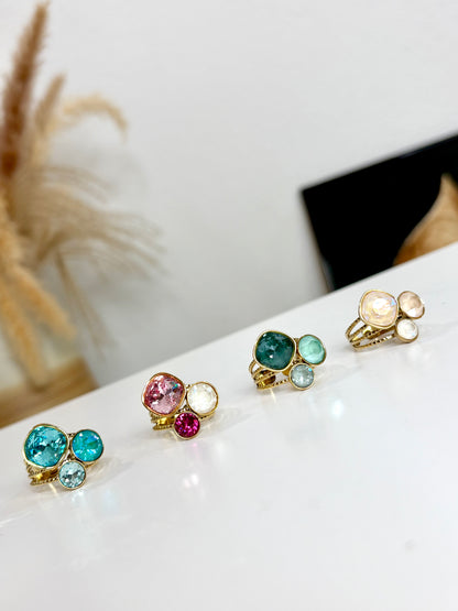 Bague TURQUOISE  (cristaux Swarovski®)