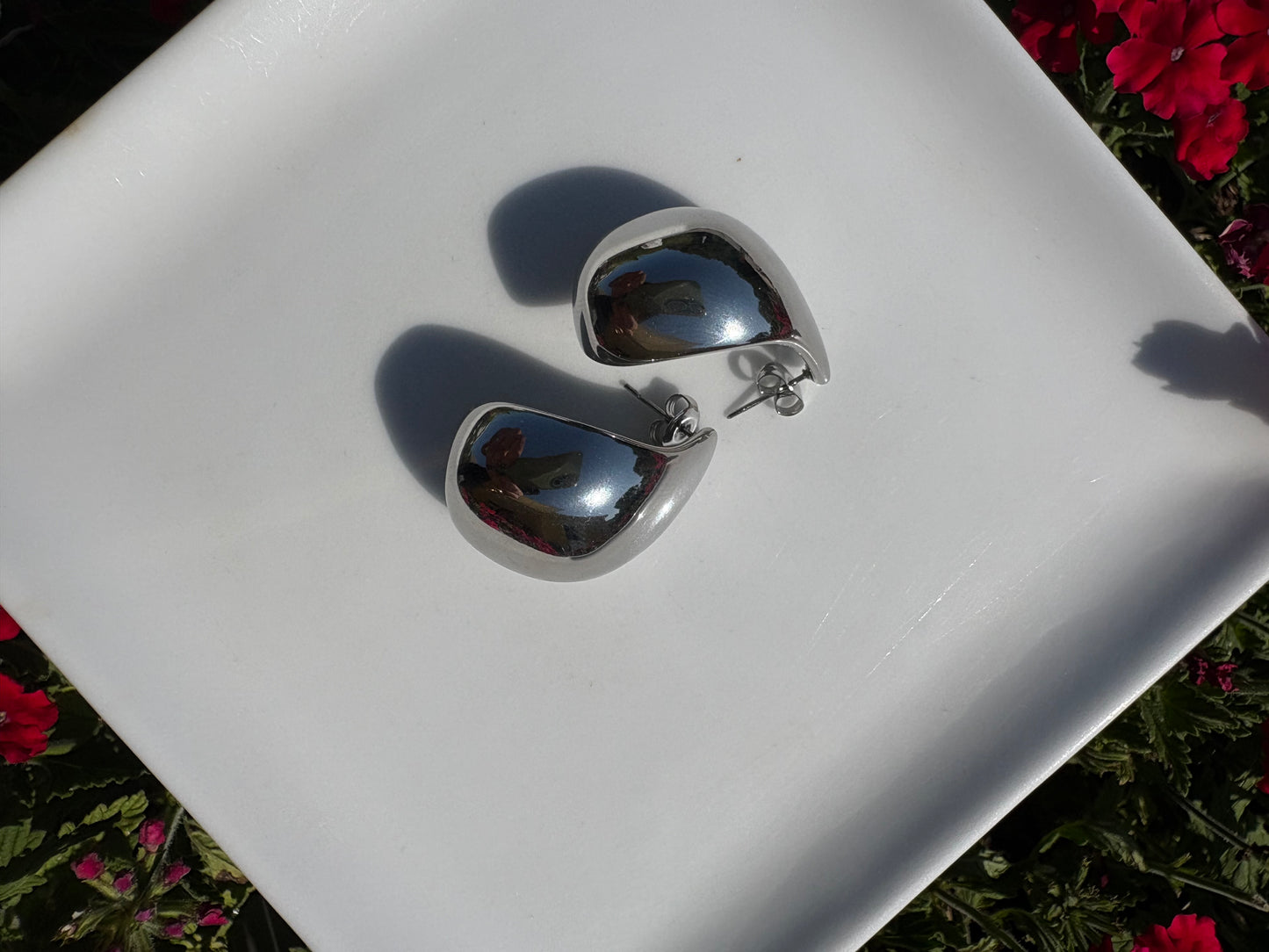 Boucles GWENDOLINE (existe en doré & argenté)