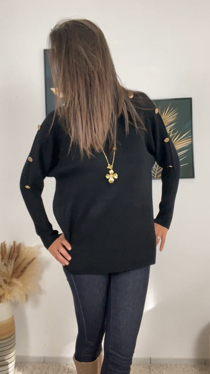 Pull SANAA (blanc,noir)