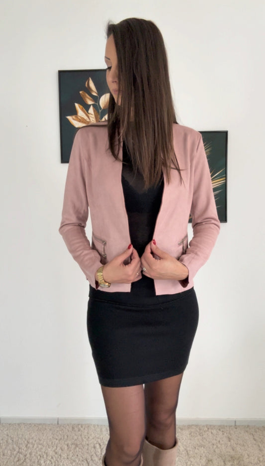 Veste NINON (camel, rose, noir)