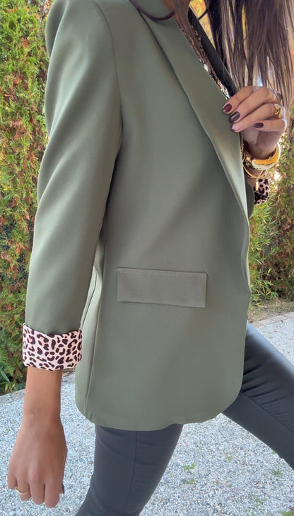 Blazer Revers léopard (le dernier)