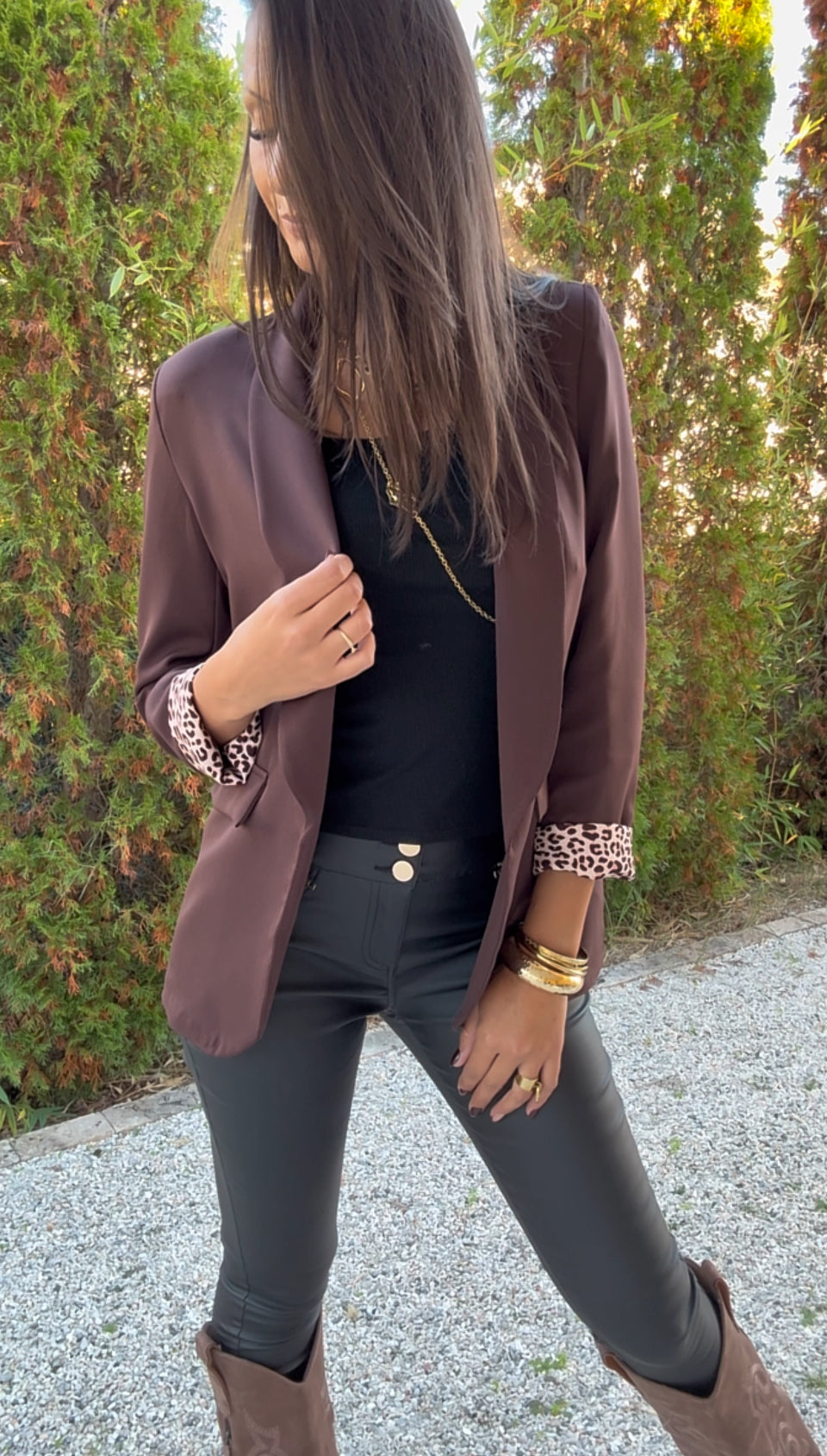 Blazer Revers léopard (le dernier)