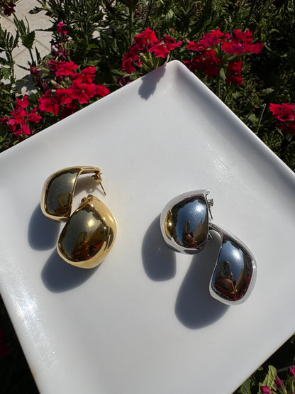 Boucles GWENDOLINE (existe en doré & argenté)