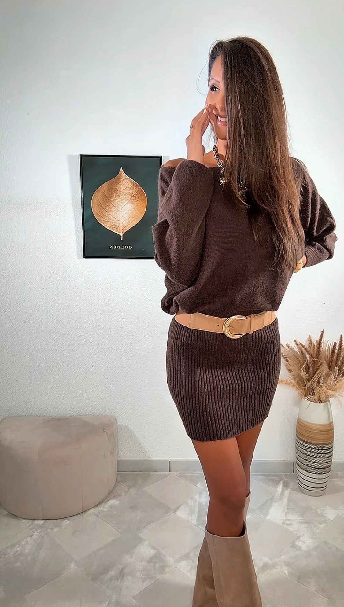 Robe pull PANDORA (existe en 3 coloris)