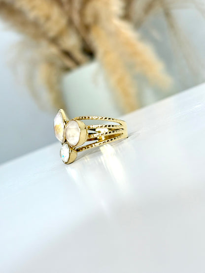 Bague IVOIRE (cristaux Swarovski®)