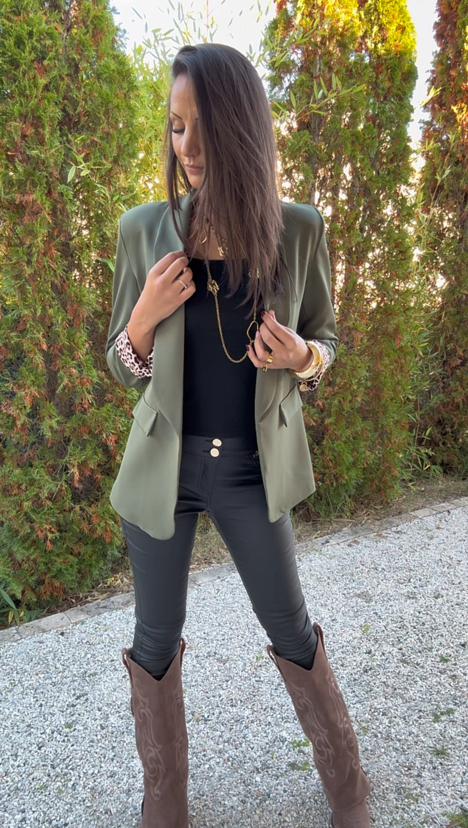 Blazer Revers léopard (le dernier)