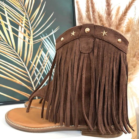 Sandales FAUSTINE (marron)