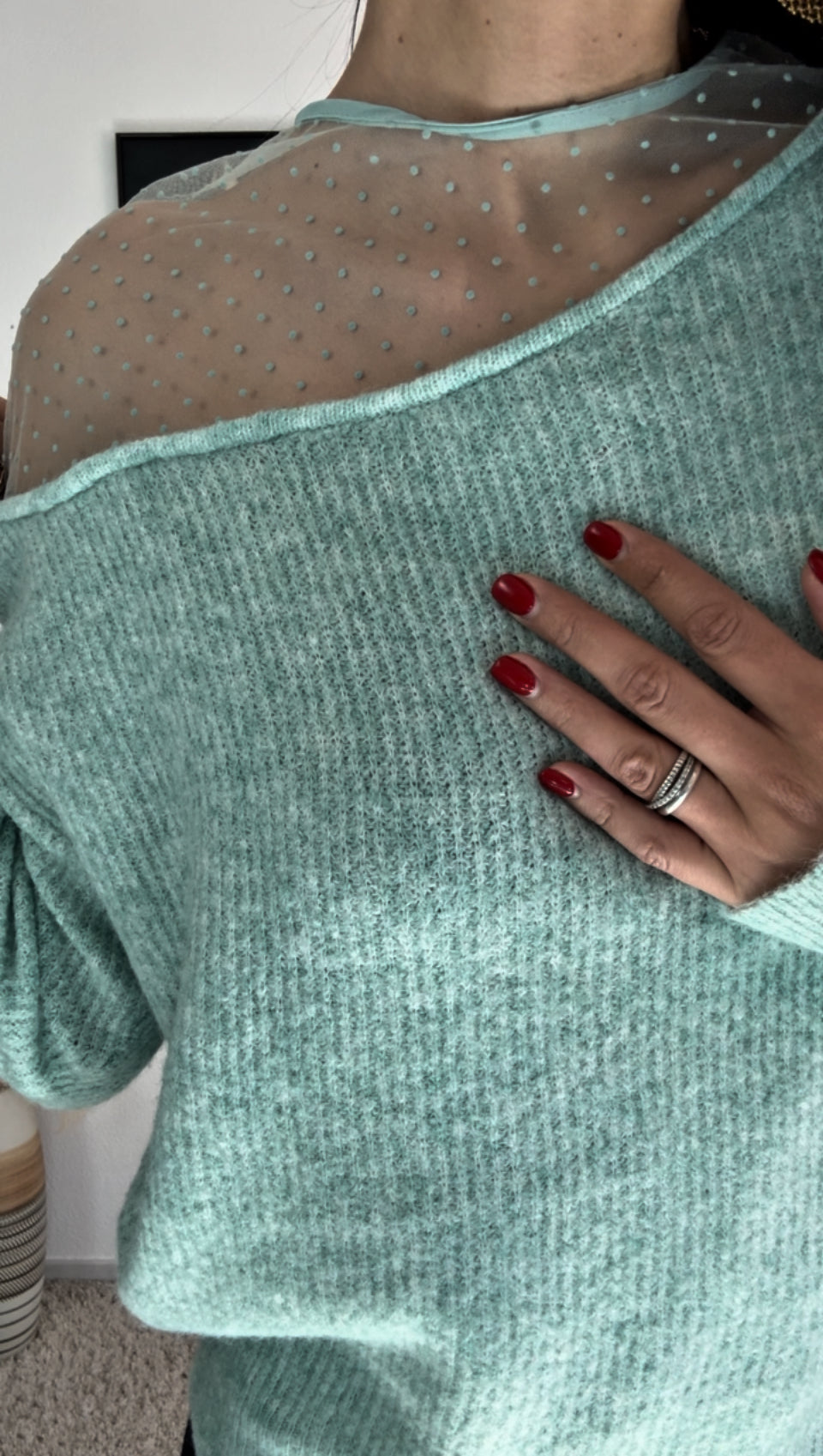 Pull CANDICE (écru, noir, léopard, rose, vert)