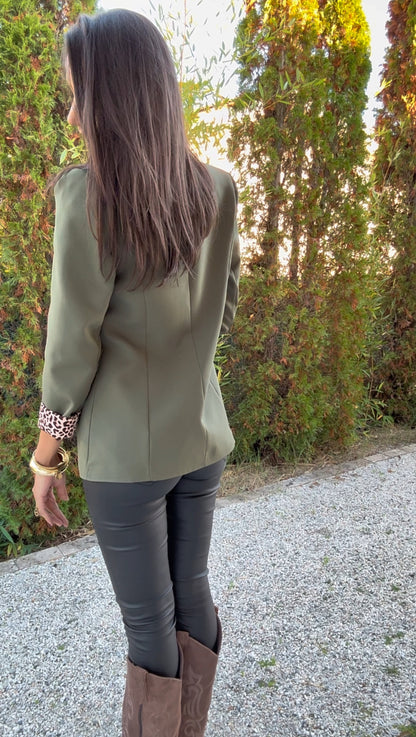 Blazer Revers léopard (le dernier)