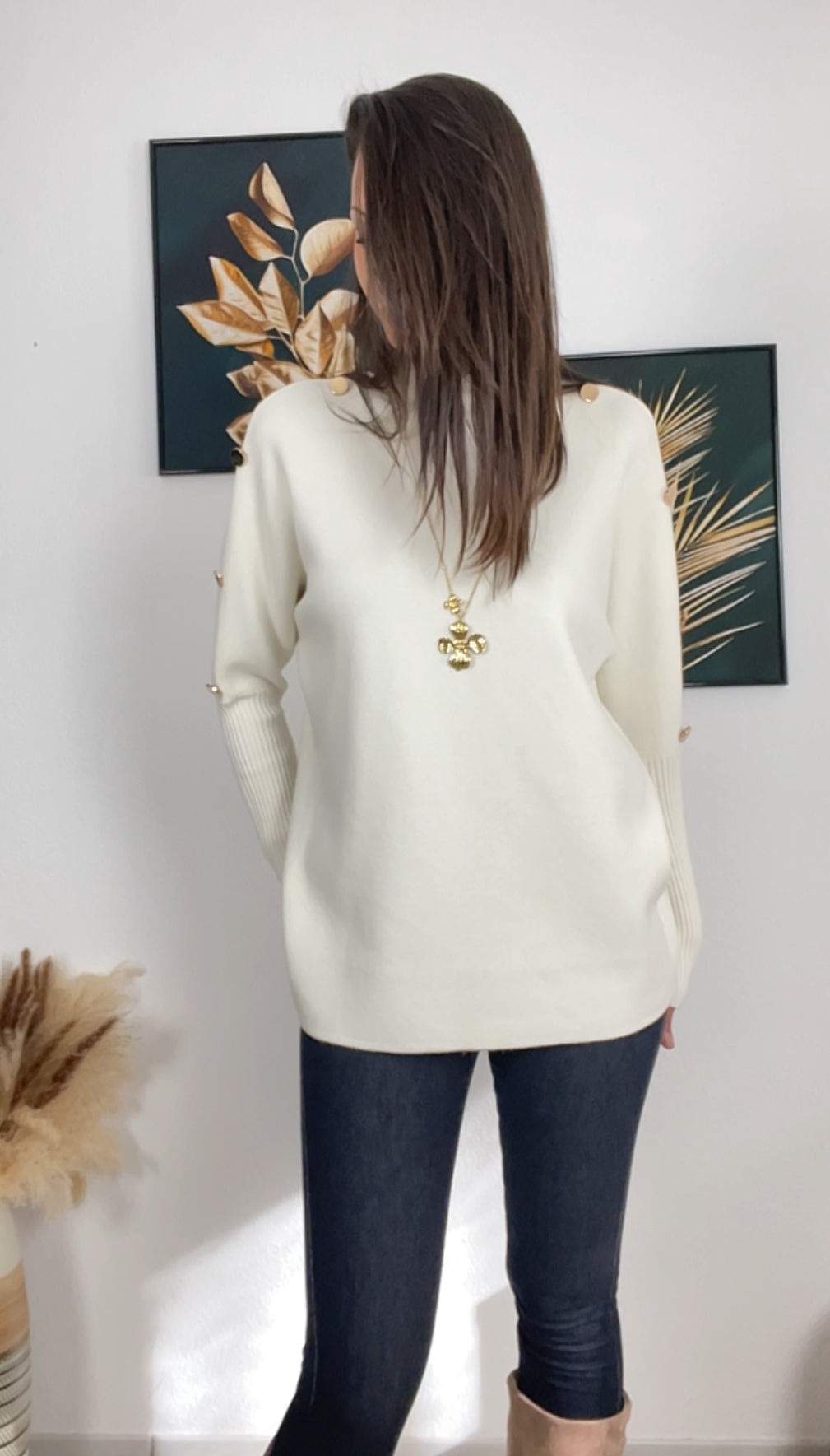 Pull SANAA (blanc,noir)