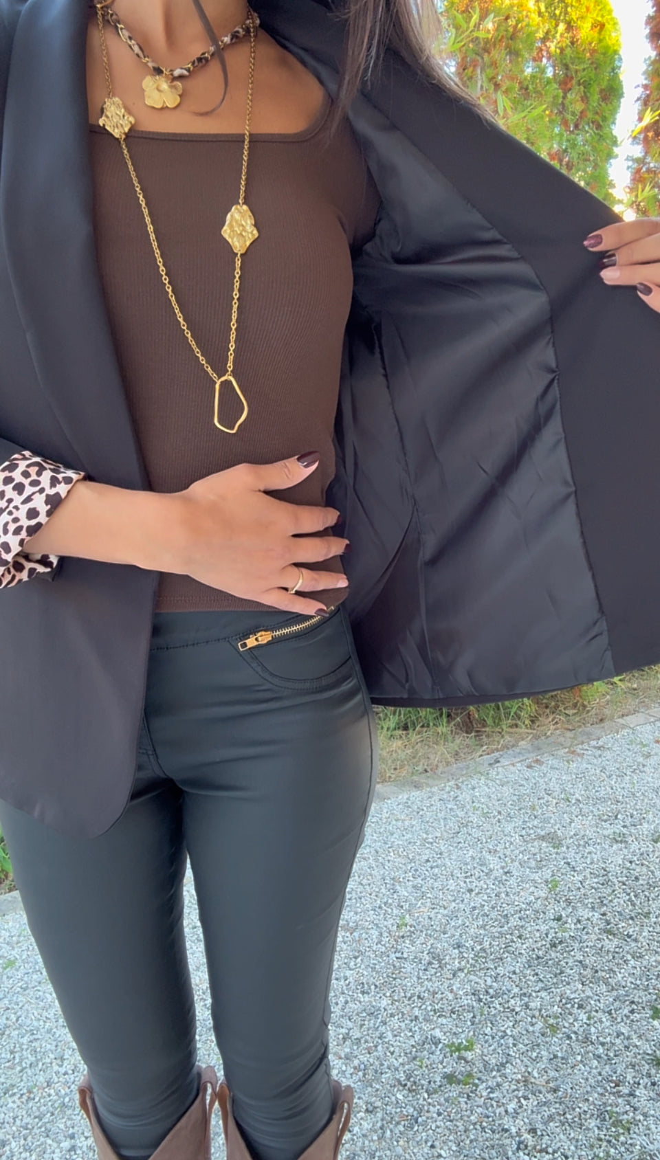 Blazer Revers léopard (le dernier)