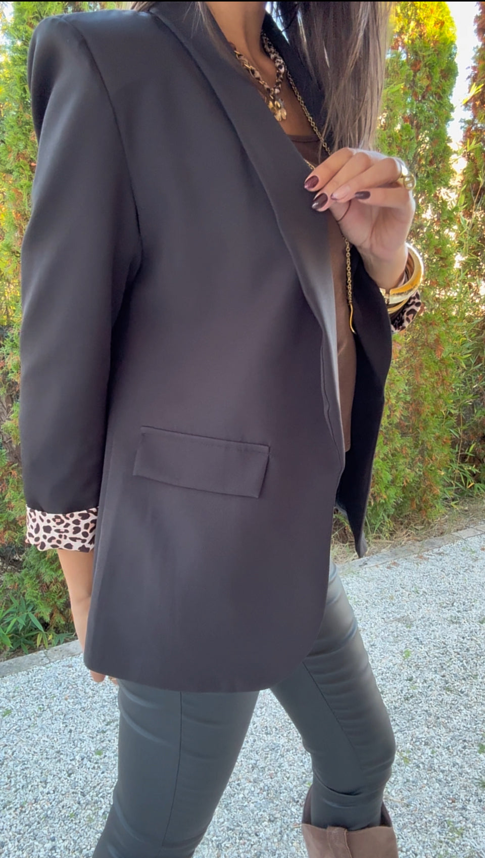 Blazer Revers léopard (le dernier)