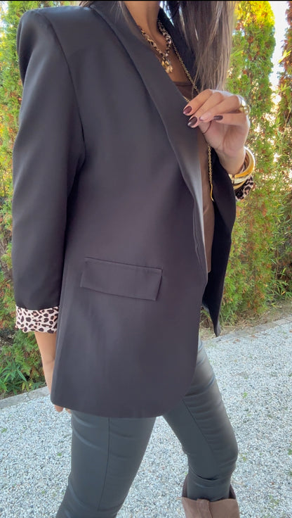 Blazer Revers léopard (le dernier)