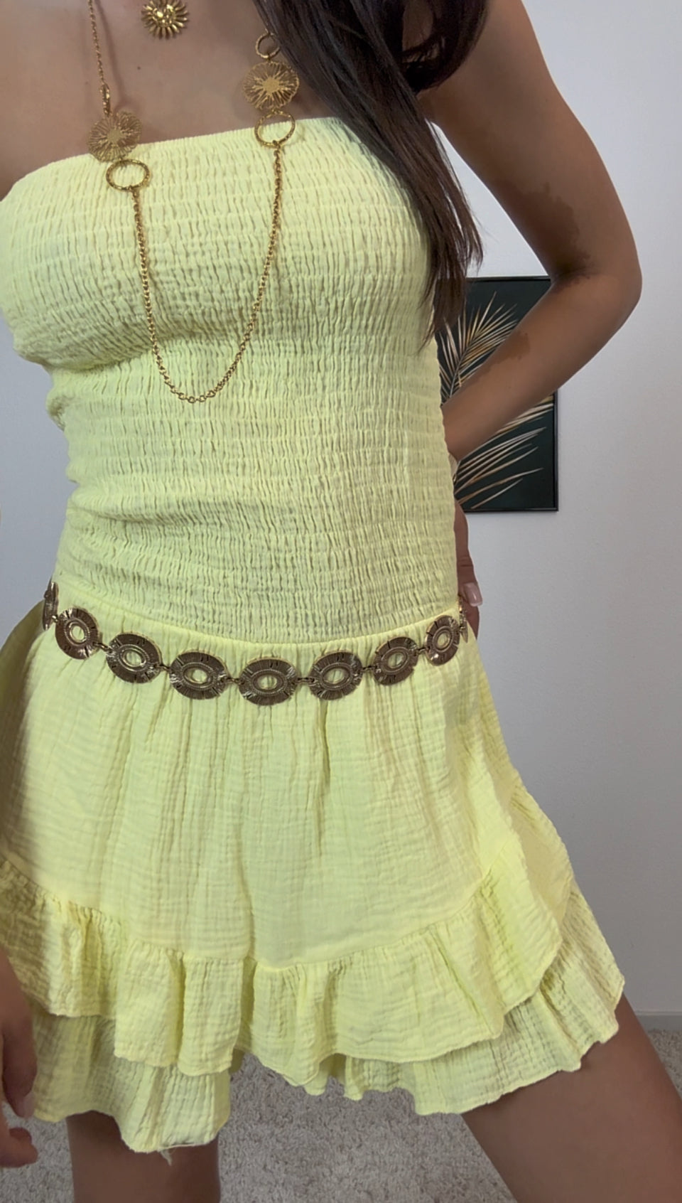 Robe LILY (fuchsia, jaune, kaki, beige, noir, blanc) -> PRÉCOMMANDE (expédition 07/05)