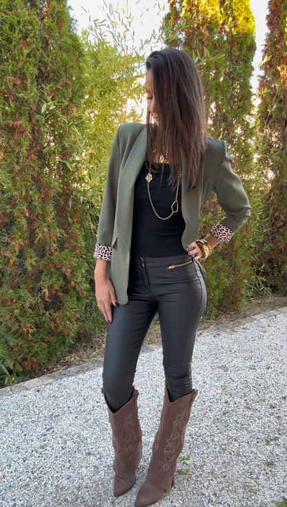 Blazer Revers léopard (le dernier)