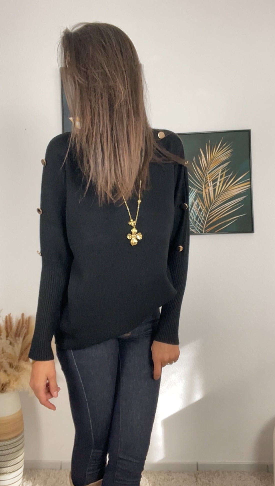 Pull SANAA (blanc,noir)