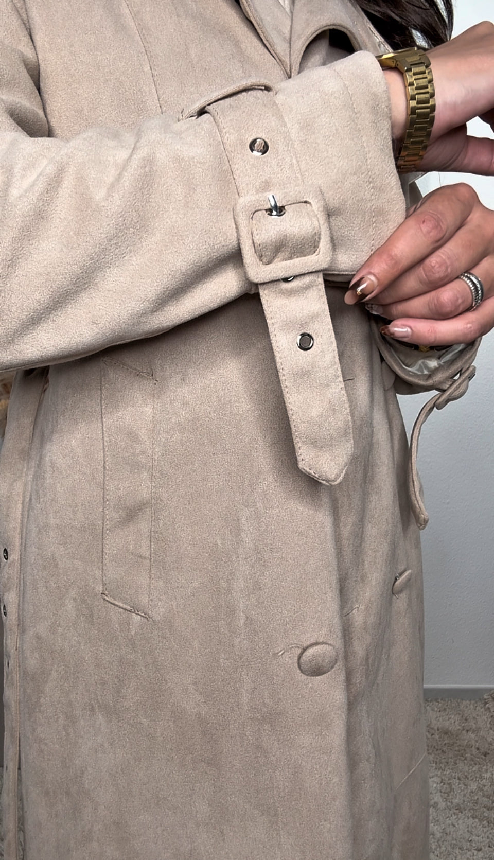Trench Coat THEODORE (suédine)