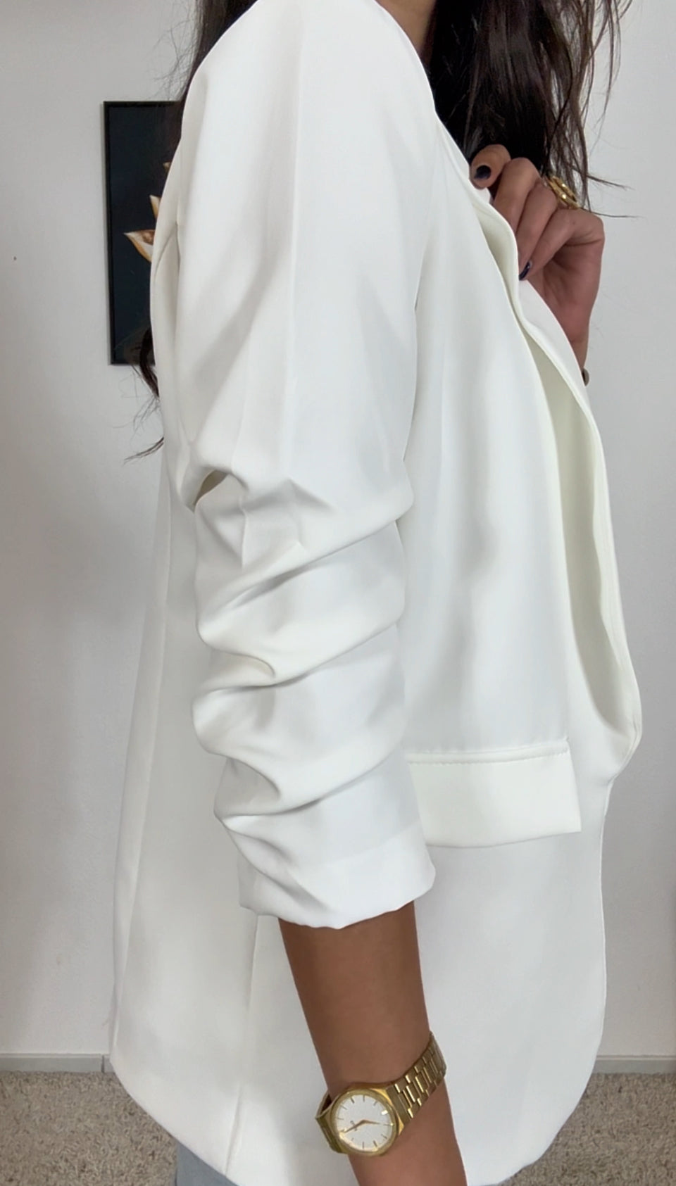 Blazer (blanc, kaki, noir)